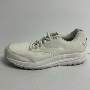 Brooks Womens Addiction Walker 2 Sneaker White Size 8 Narrow